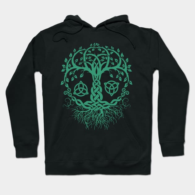 CELTIC TREE OF LIFE - PAGAN, VIKING, CELTIC AND DRUIDISM Hoodie by Tshirt Samurai